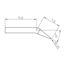  Паяльное жало RTP 001 C X MS